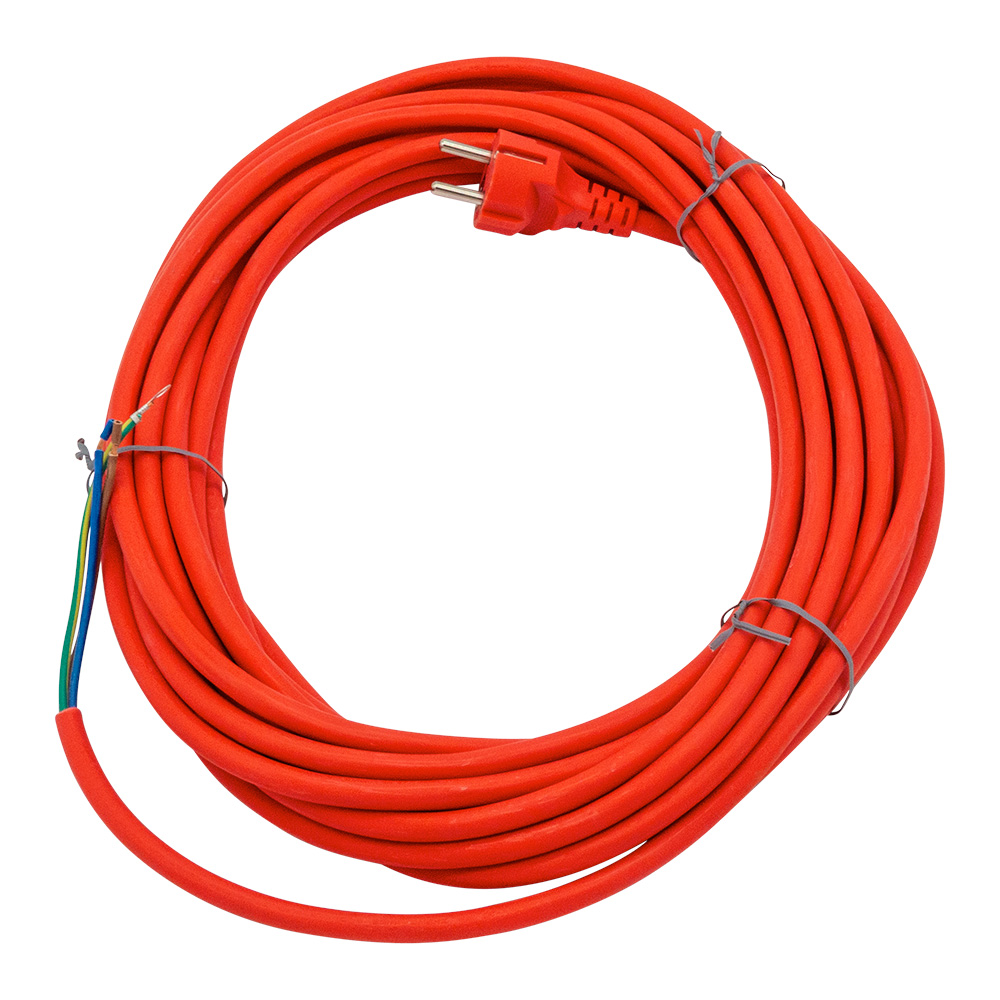 Netzkabel, 12m, rot