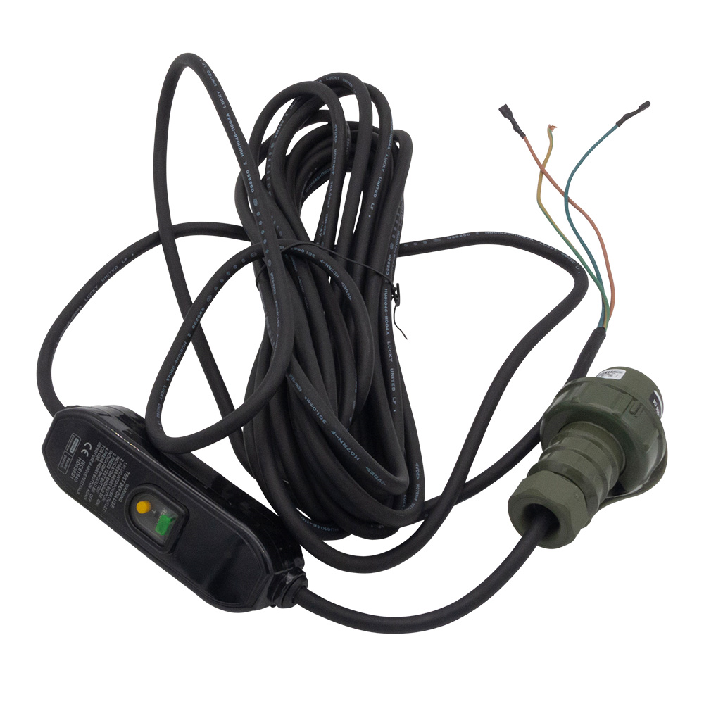 Netzkabel, 10m, schwarz, IP68 inkl. FI Schutzschalter