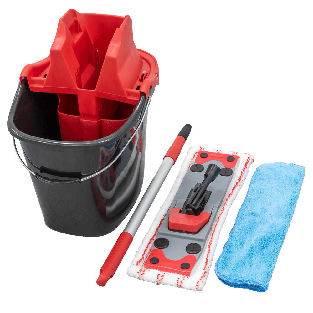 Click `N` Press - Bodenwisch-Komplett-SET inkl. Magnetstaubtuch