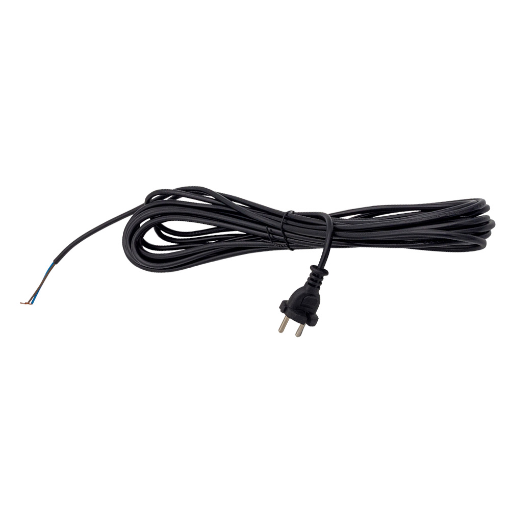 Netzkabel, 8m, schwarz