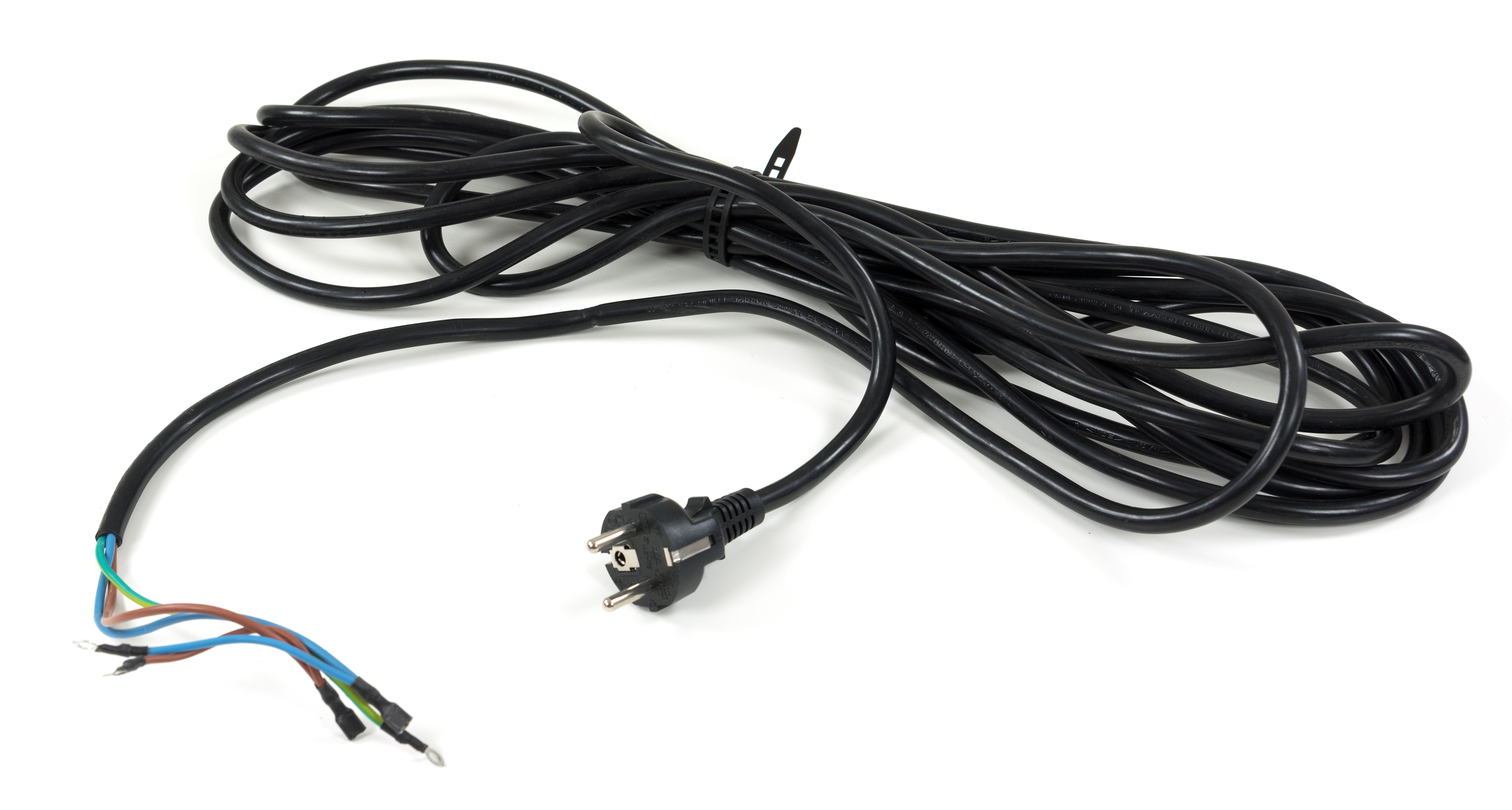 Netzkabel, 7,5m, schwarz