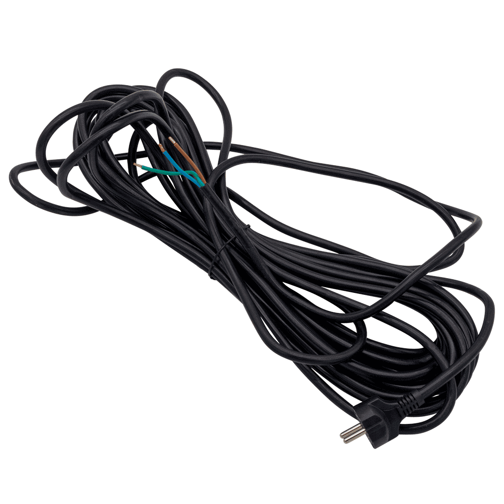 Netzkabel, 15m, schwarz