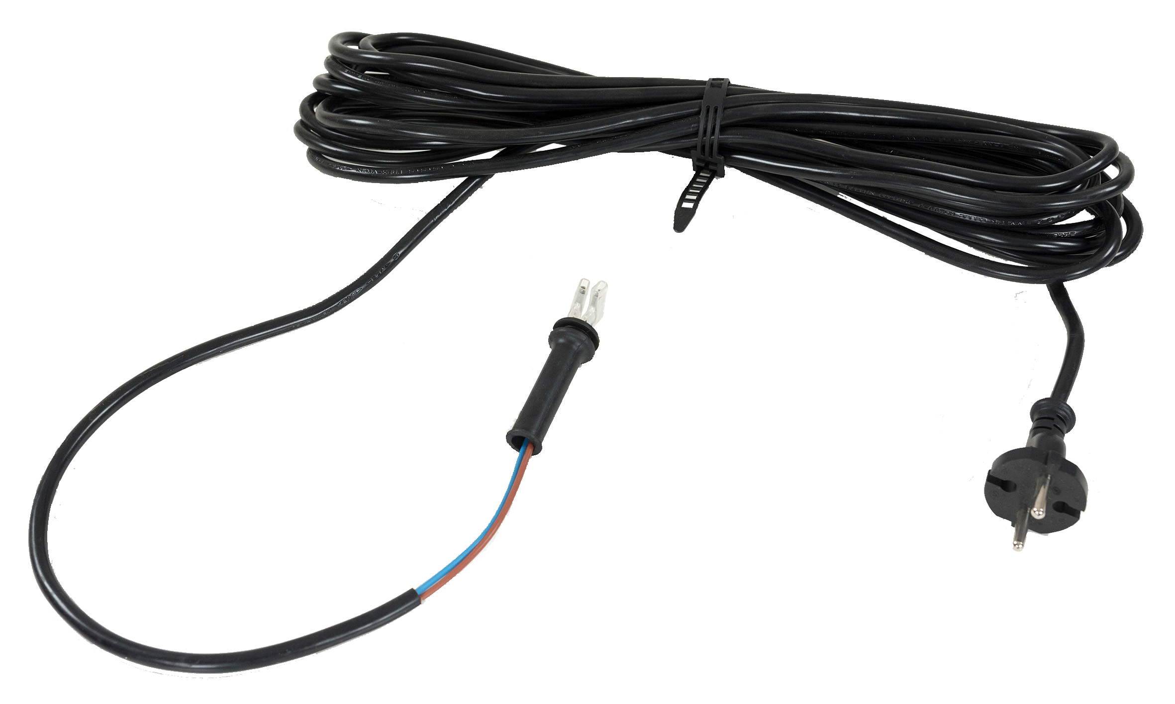 Netzkabel, 7,5m, schwarz